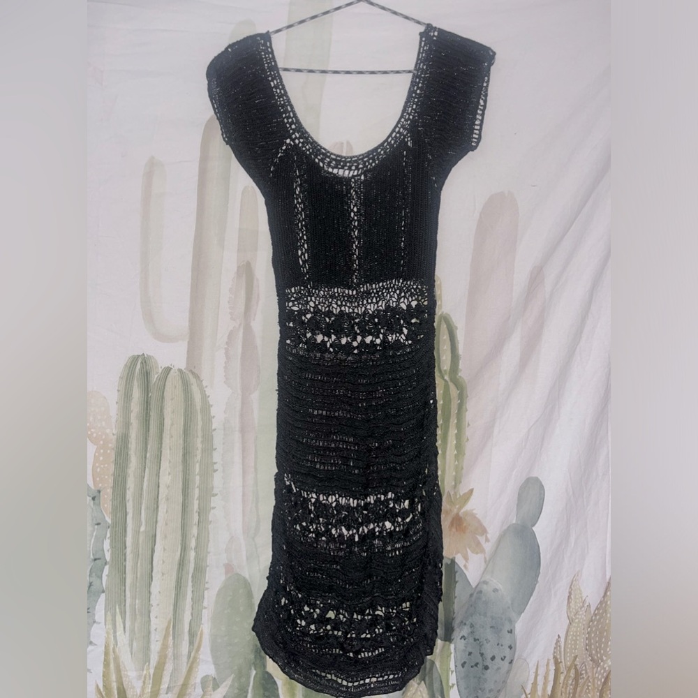 Lovers + Friends Crocheted Dress 🌵